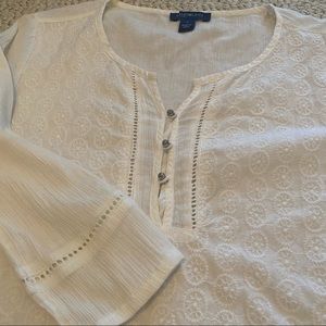 Bandilino Jeans 100% Cotton Long Sleeve Shirt Size Small